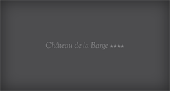 Desktop Screenshot of chateaudelabarge.fr